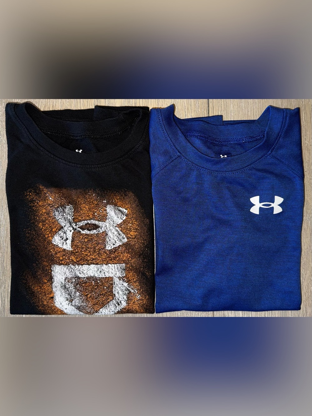 Under Armour Boys' Short Sleeve Performance Tees - Blue and Black